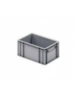 Plastic box R - 300x200x142 mm w/hole - gray