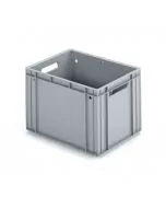 Plastic box R - 400x300x273 mm w/housing - gray