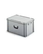 Suitcase case UNISTA 600x400x335mm (incl lid) - gray