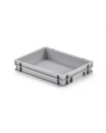 Plastic box UNISTA 400x300x75 mm - light gray
