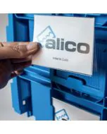 Label holder for Alico transport box 100x75mm