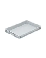 Plastic box Basicline 600x400x70 mm - Gray