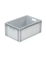 Plastic box Basicline 600x400x270 mm - Gray
