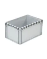 Plastic box Basicline 600x400x320 mm - Gray
