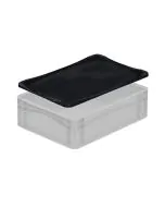 Lid for Basicline Eco 400x300 mm - loose - Black