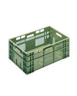 Plastic box Fruit & Vegetables 600x400x240 mm perf - green