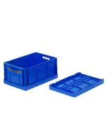 Folding box closed 600x400x285/65 mm-blue