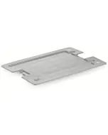 Lid for stackable reversible box - light gray