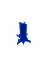 Plug pin cross joint graded Ø 19,9 x 33 mm - blue