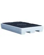 Waste bin 70 l. white w. grate w. inlet for truck