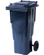 Europlast 2-wheeled 60L waste container dark gray