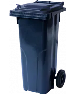 Waste container Europlast 2-wheel 80L dark gray