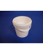 Plastic bucket 5131 - 1180 ml - White