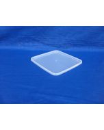 Plastic lid 2540 - 195x195 - Freezer grade - Natural