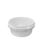 Plastic bin TP118 - 300ml - White - Ø118mm