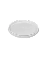 Plastic lid TP118-D - White - Ø118mm
