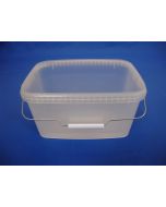 Plastic bucket ERE5700 - 5.8 l. - Clear