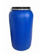 Plastic lidded dish 220 l. - Blue with black lid