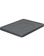 Lid for Plastic box stackable 400x300 - Gray