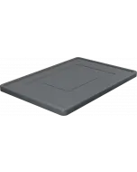 Lid for Plastic box stackable 600x400 - Gray
