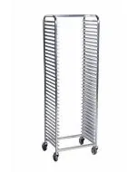 Box trolley stainless steel 36 slots - 440x600x1880 mm