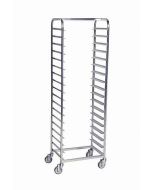 Box trolley galvanized 18 slots - 590x460x1880 mm