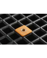 Press-fit base with thread - orange