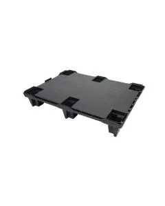 Plastic pallet -600UL 6 legs, with gutter - closed deck
