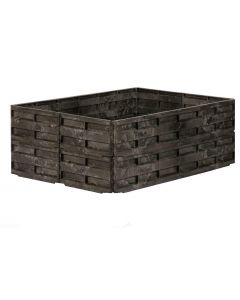 Composite pallet frame 1200x800x200 mm - black