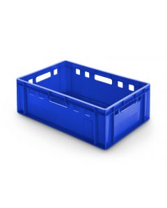 Meat box E2 - 600x400x200 mm - Impact resistant, Blue