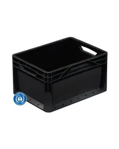 Plastic box Lightline 400x300x220 mm - black