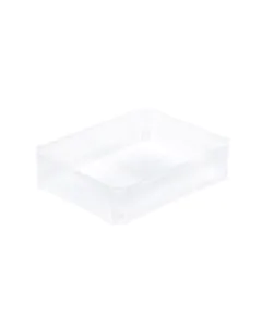 Insert container for Basicline - 1/2 - 355x276x85 mm - clear