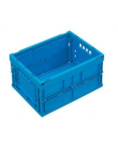 Folding box W - 44L - 600x400x220/60 mm - blue