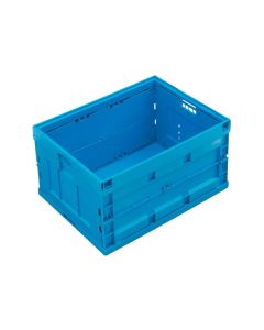 Folding box W - 172L-800x600x445/130 mm - blue