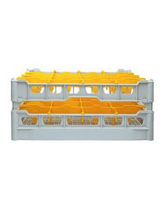 Dish basket 500x500 mm - 170 mm - 4x4 glass