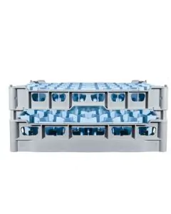 Dish basket 500x500 mm - 170 mm - 44 glass