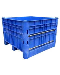 Tub Dolav type 1120 closed - w/ low door - Blue