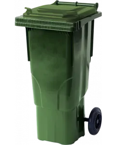 Europlast 2-wheeled waste container 60L green