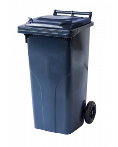 Waste container Europlast 2-wheel 120L dark gray
