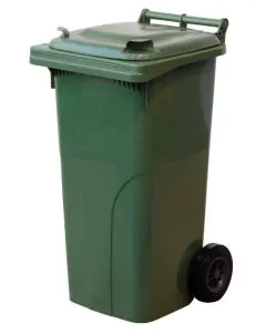 Waste container Europlast 2-wheeled 120L green