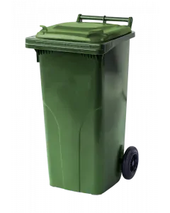 Europlast 2-wheeled waste container 140L green