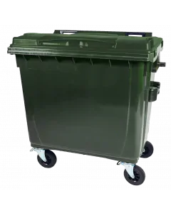 Europlast 4-wheeled waste container 660L green