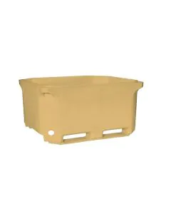 Insulated tub 400 L - cream - PUR