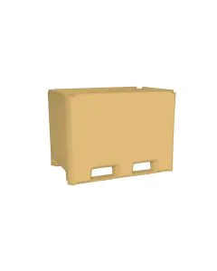 Insulated tub 565 L - cream - PUR