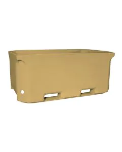 Insulated tub 1400 L - cream - PUR