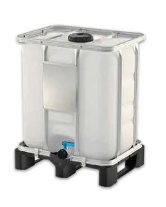 IBC pallet tank 300L. on plastic pallet