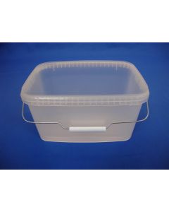 Plastic bucket ERE5700 - 5.8 l. - Clear