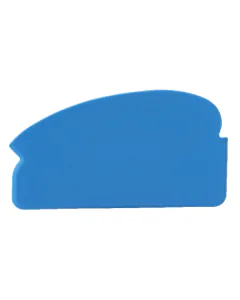 Plastic hand scraper 165x2x92 mm - Blue