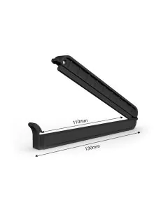 Bag clamp 130/110 mm - black