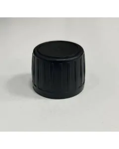 Screw cap w/liner - Ø28 mm - black 
